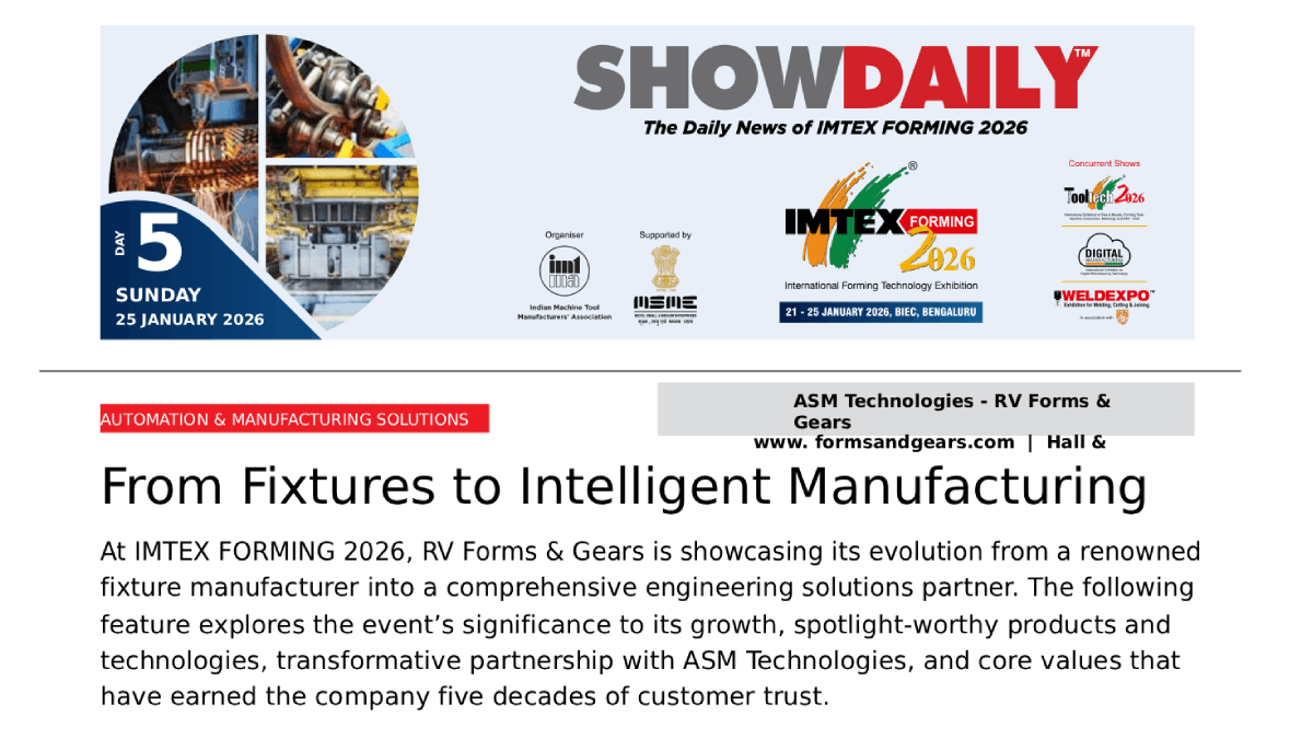 From Fixtures to Intelligent Manufacturing
